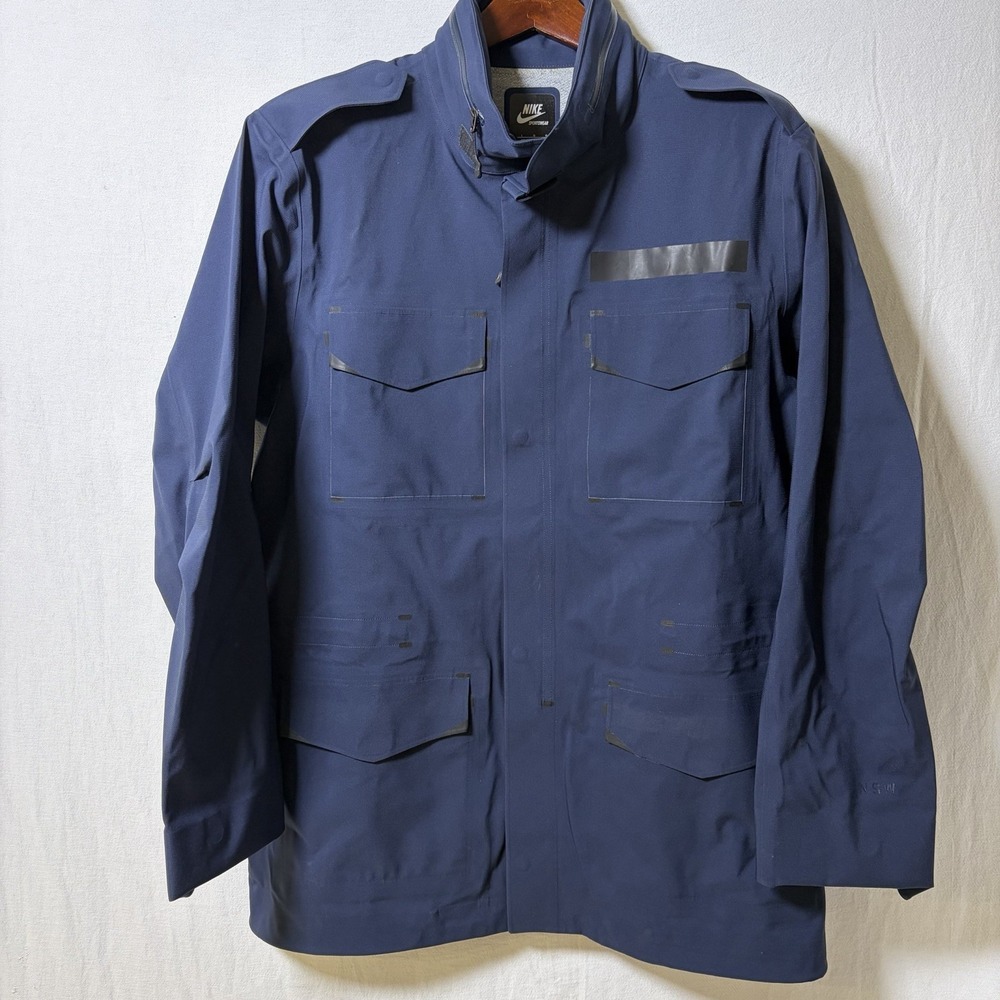 Nike‎ Sportswear M65 Men's Jacket Size Large Navy Blue Style 341478 Rare